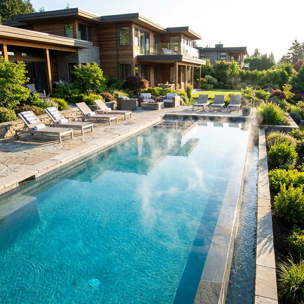 Piscina climatizada profesionalmente